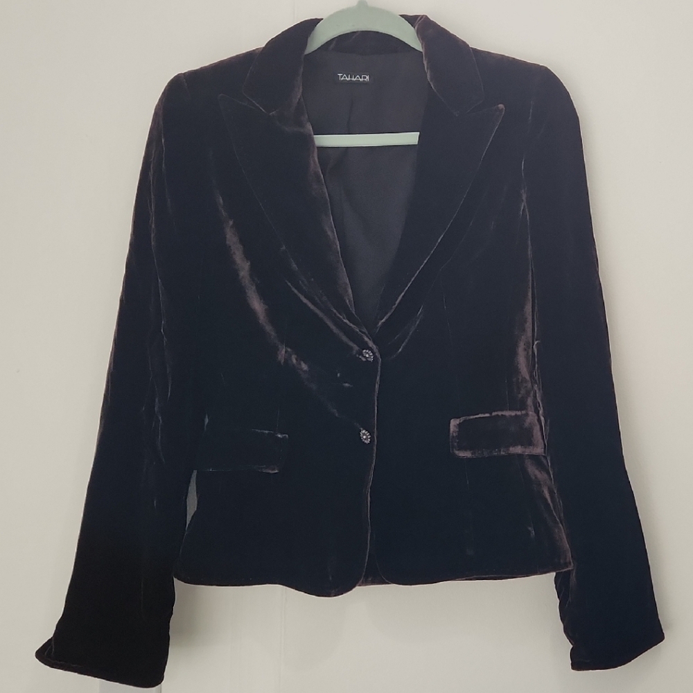 Black Velvet Blazer